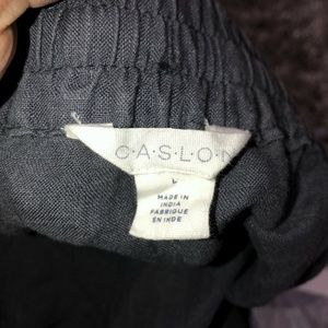 Caslon Skirts - Caslon Women’s L Gray Easy Linen Skirt Pockets Dra Caslon Skirts - Caslon Women’s L Gray Easy Linen Skirt Pockets Dra